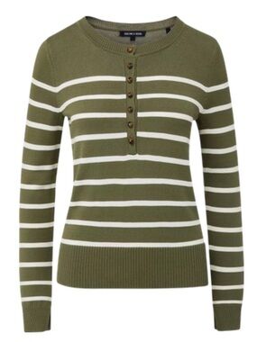 Veronica Beard Dianora Striped Knit Top